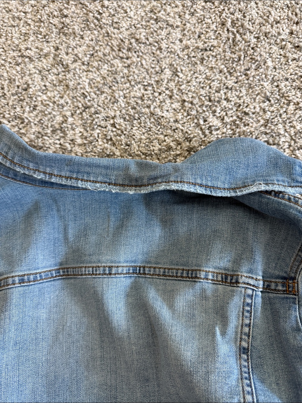 Melrose and Market Light Blue Denim Jean Jacket - Button-Front Style- Size 1X - Picture 8 of 10